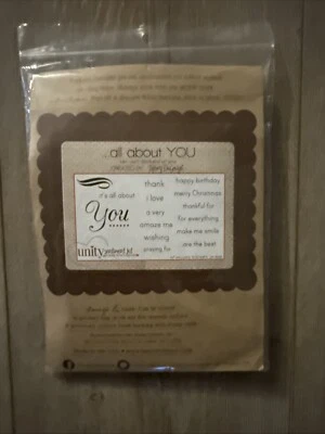 ¡Nuevo! Estampillas de goma de Unity Stamp Company... todo sobre ti Foto 1 de 2