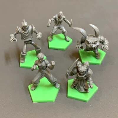 5PCS Kaosball Ringers Rumblefist Nibbles Dis Assemble Miniatures Board Game Toys - Image 1 of 4