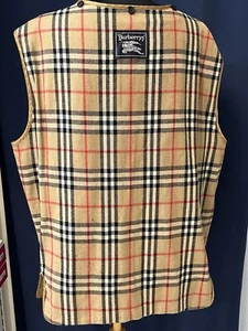 BURBERRY GILET FODERA INTERNA IN LANA UOMO XL /XXL - Foto 1 di 6