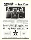 vtg 70s 80s JOURNEY ROAD CREW MAGAZINE PINUP PAGE Star Cases Band Tour Roadies