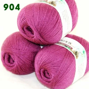Sale 3 Ballsx50gr LACE Rugs Acrylic Wool Cashmere Hand Crochet Knitting Yarn 904 - Picture 1 of 10