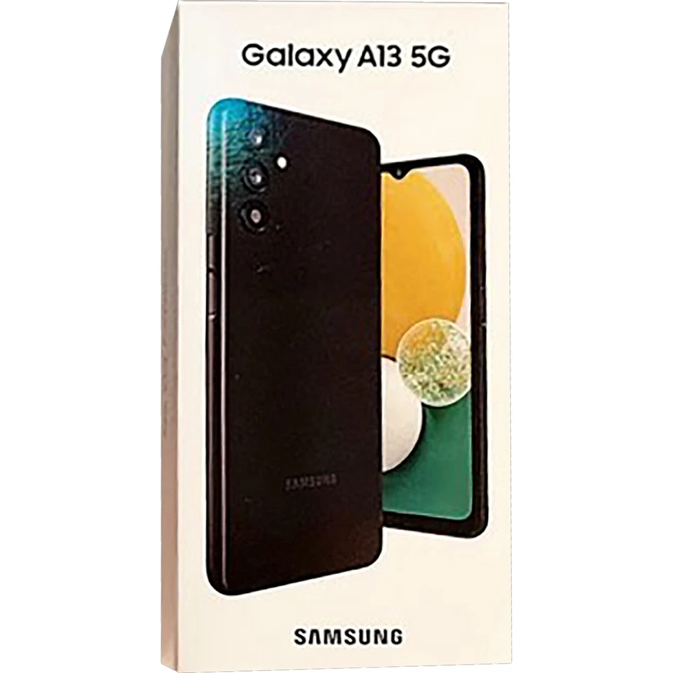 BNIB Samsung Galaxy A13 (5G) Black 128GB + 4GB Dual SIM Factory Unlocked OEM - image 1 of 1