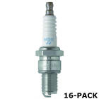 NGK Spark Plug 3961 (16-PACK); BR8ES SOLID 14mm Copper Core Nickel, Flat, HR 8