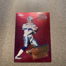1999 Topps Chrome Season's Best (Strike Force) #SB21 DEION SANDERS Cowboys