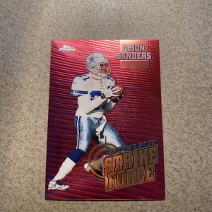 1999 Topps Chrome Season's Best (Strike Force) #SB21 DEION SANDERS Cowboys