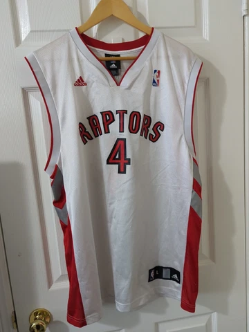 VTG Toronto Raptors Home Adidas Screen Jersey Chris Bosh Men L white S8 Cover