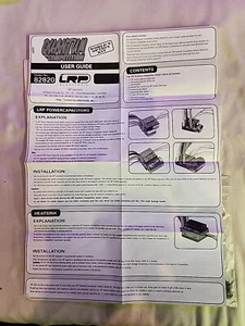 LRP QUANTUM speed Control Instructions - Picture 1 of 2