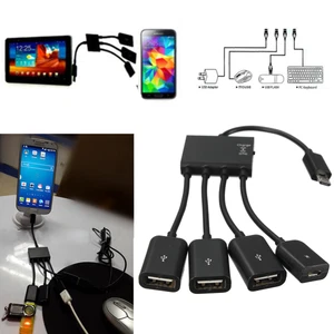 Micro USB 4 Ports Power OTG Hub Cable Kabel Adapter für Samsung Galaxy Note - Bild 1 von 8