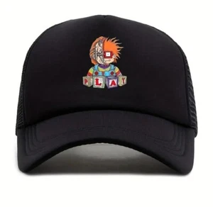Chucky / Chuckie Trucker Hat Foam Mesh Baseball Cap Adjustable Snapback unisex - Picture 1 of 4