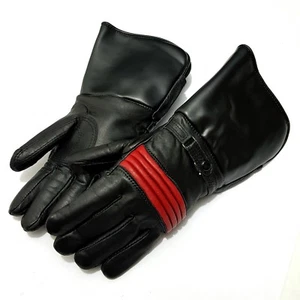 Echt Leder Motorrad Handschuhe Biker Winter gefüttert Gr. L Motorradhandschuhe - Bild 1 von 2