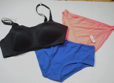 НОВЫЕ ТРУСИКИ/НИЖНЕЕ БЕЛЬЕ AMERICAN EAGLE AERIE 2 шт. и бюстгальтер 1 SMOOTHEZ РАЗМЕР XXL - Изображение 1 из 4