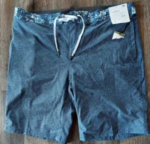 Goodfellow & Co Board Shorts Mens 38 Blue Swim Trunks Surf Beach Drawstring - Picture 1 of 6