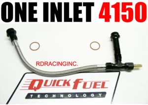KIT DE LÍNEA NEGRA TRENZADA ONE INLET 4150 HOLLEY COMBUSTIBLE RÁPIDO ENVÍO EN EE. UU. NUEVO - Imagen 1 de 1
