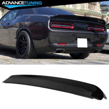 Fits 08-23 Dodge Challenger Coupe 2DR Gloss Black Rear Trunk Spoiler Wing - ABS