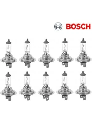 Bosch H7 12V 55W Headlight Bulbs (H7 Bulb) 10-Pack Free Express Shipping - Image 1 of 4