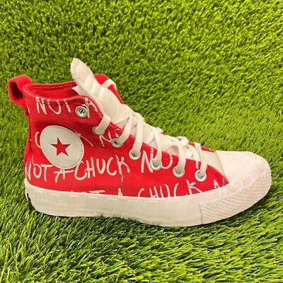 Zapatillas deportivas Converse UNT1TL3D High Not A Chuck para niños talla 5Y rojas blancas Foto 1 de 4