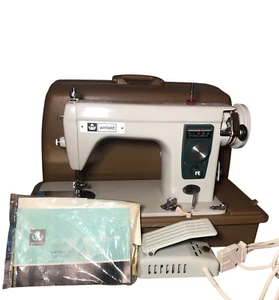 Janome Winfield elektrische Nähmaschine FW 141 funktionstüchtig mit Koffer und Anleitung - Bild 1 von 21