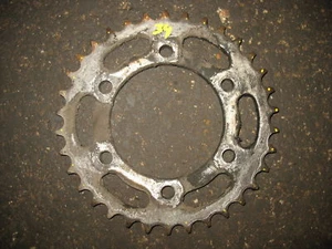 79 YAMAHA XS650 XS 650 34T REAR SPROCKET @ - Picture 1 of 2
