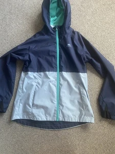 Quechua Rain Jacket 12/13 Years Blue - Picture 1 of 4
