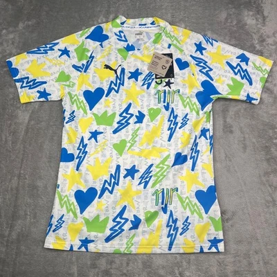 Camiseta deportiva de entrenamiento de fútbol Puma Neymar Jr. NJR Instituto para hombre mediana multicolor NUEVA Foto 1 de 4