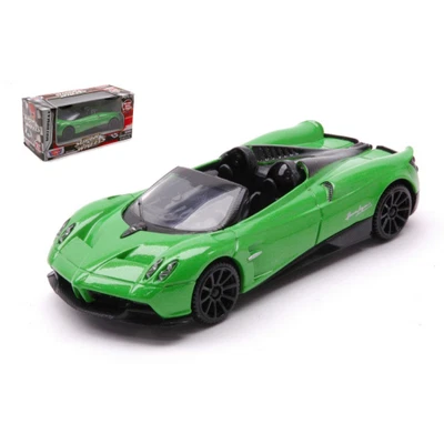 PAGANI HUAYRA ROADSTER 2017 GREEN 1:43 Motormax Auto Stradali Modellino Nuovo - Immagine 1 di 3