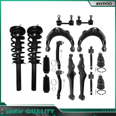 For 1998-2002 Honda Accord 4-Cyl Front Struts Upper Lower Control Arms Kit — 第 1/4 张图片