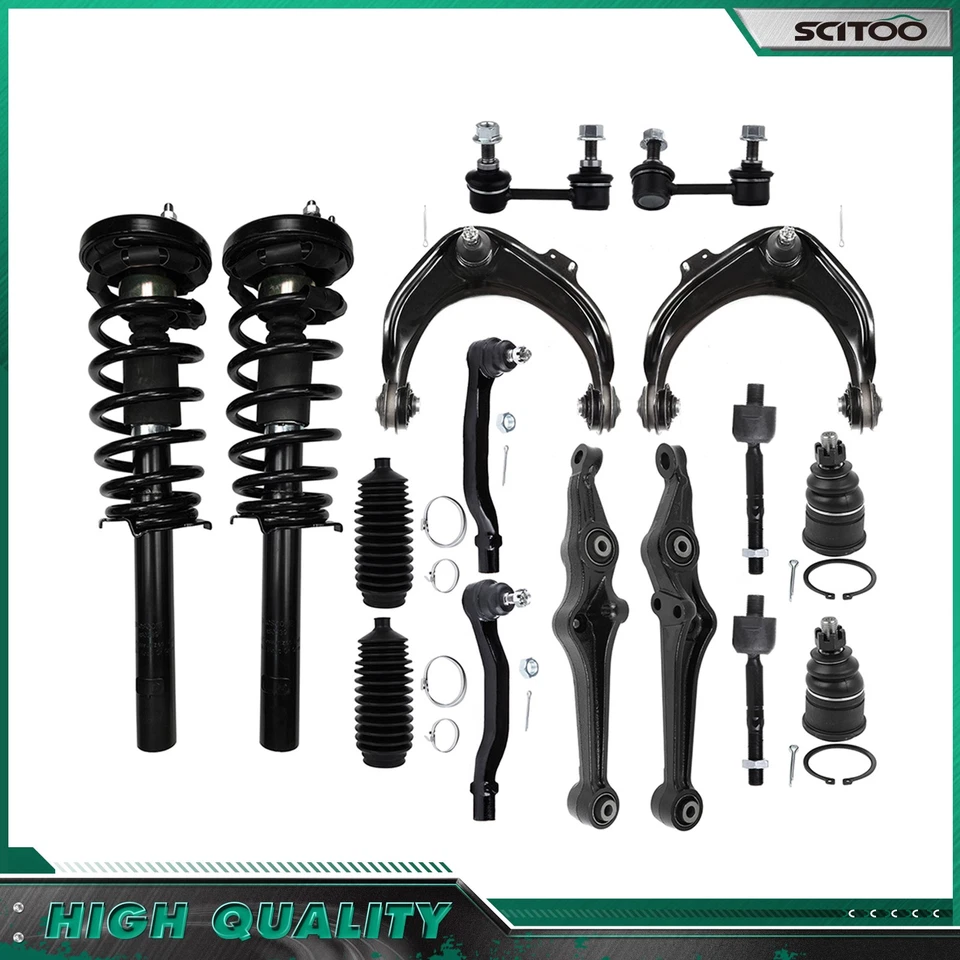 For 1998-2002 Honda Accord 4-Cyl Front Struts Upper Lower Control Arms Kit - Изображение 1 из 4