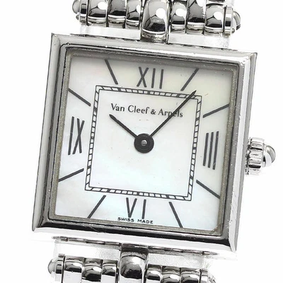 Van Cleef & Arpels 536942 Square White Shell Dial Quartz Ladies - Image 1 of 4