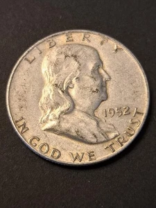 1952-D Franklin Half Dollar Coin - Picture 1 of 2