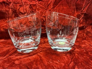 Princess House Heritage 2-teiliges Set Kristall Windlichthalter #6311 schräge Spitze - Bild 1 von 4