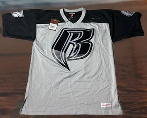 MITCHELL & NESS x RUFF RYDERS L FOOTBALL JERSEY $275 RETAIL 50TH ANNIVERSARY - Picture 1 of 11