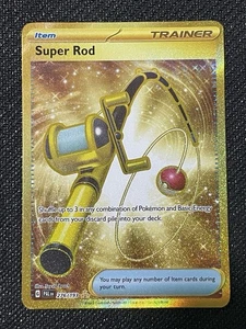 Super Rod 276/193 | NM | Gold | Paldea Evoled | English Pokemon - Picture 1 of 2