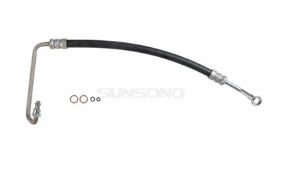Sunsong 3402054 Power Steering Pressure Line Hose Assembly For 91-93 Volvo 240 - Image 1 of 4