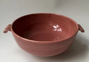 Ciotola vintage Fiesta Fiestaware rossa a 2 manici made in USA - Foto 1 di 6
