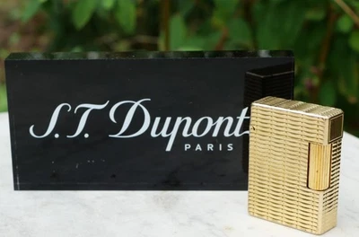 Beau briquet Dupont plaqué or - BEA25DUP001 - Photo 1/4