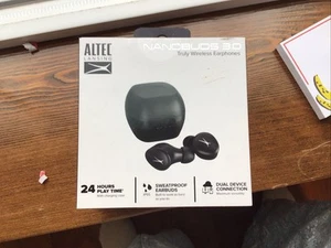 Black Altec Lansing Nanobuds 3.0 Wireless Bluetooth Free Shipping - Picture 1 of 4