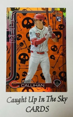 2025 Topps Update Tyler Callihan RC “Mummy” Variation #06/50 Reds Blaster Only - Image 1 of 2