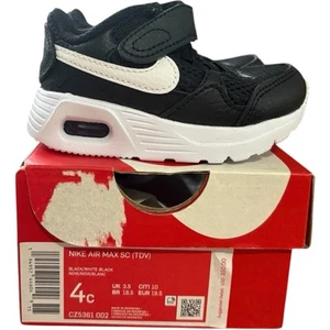 Nike Air Max SC (TDV) scarpe sneakers bambino 4C nero bianco CZ5361-002 nuove con scatola - Foto 1 di 6