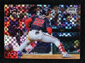 2020 Topps Stadium Club Chrome X-Fractor Juan Soto #104 - Foto 1 di 3