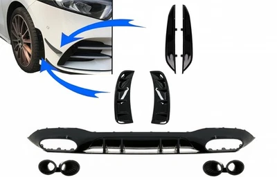 Difusor para Mercedes A V177 18-22 Cansada Lado Ventilaciones Aletas Flaps - Imagen 1 de 4