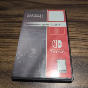 Fortnite Minty Legends Pack (Nintendo Switch) Estuche de repuesto ¡Pero código sin usar! - Imagen 1 de 2