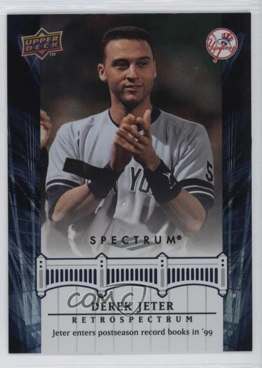 2008 Upper Deck Spectrum Derek Jeter Retrospectrum Derek Jeter #DJ40 HOF - Image 1 of 2