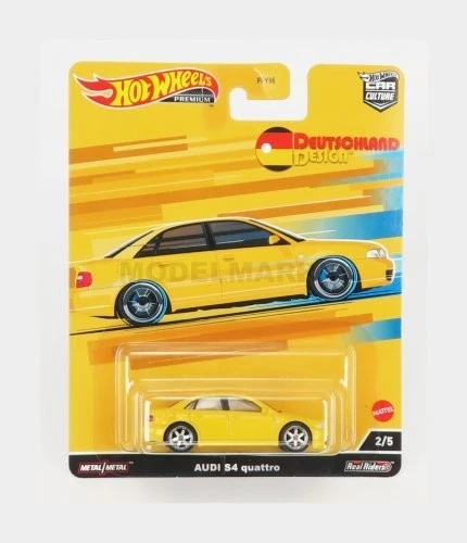 MATTEL HOT WHEELS HCJ95 AUDI - A4 S4 2006 - YELLOW - 1/64 - Immagine 1 di 1