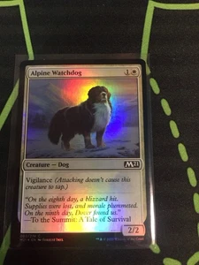 MTG Magic The Gathering Alpine Watchdog Foil M21 White - Picture 1 of 1