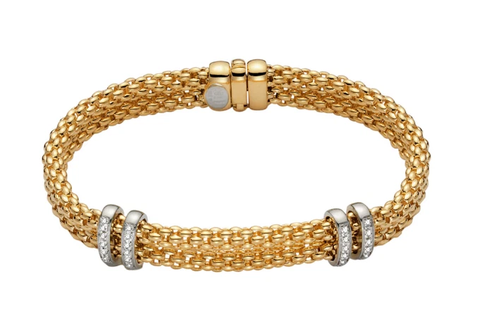 Bracciale Fope Donna in Oro giallo Diamante 862B BBR - Immagine 1 di 1
