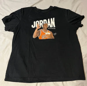 Nike Air Jordan Flight MVP Wheaties Cereal Gráfico Camiseta Negra Para Hombre Talla xxL - Imagen 1 de 6