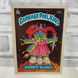 1985 Topps Garbage Pail Kids Series 2 Janet Planet #63b - Picture 1 of 2