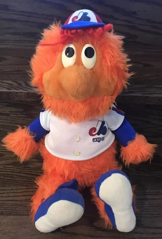 Rare Montreal expos youppi mascot (1979 mighty star) made canada 20 by 7 inches Cover
