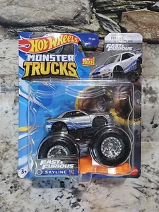 2023 Hot Wheels Monster Trucks Fast & Furious Nissan Skyline R34 GT-R - Bild 1 von 4