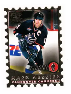 1998 1998-99 PARAMOUNT MARK MESSIER CONSEGNA SPECIALE FUSTELLE 19 CANUCKS - Foto 1 di 1